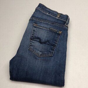 7 for ALL MANKIND THE SKINNY JEANS 25x28 MADE IN USA 🇺🇸